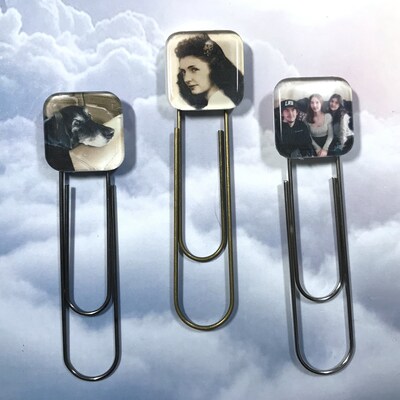 Photo Bookmark Personalized Picture Jumbo Paper Clip Friends for Moms Dads Teens Friends Couples Pet Lovers Gifts - image1